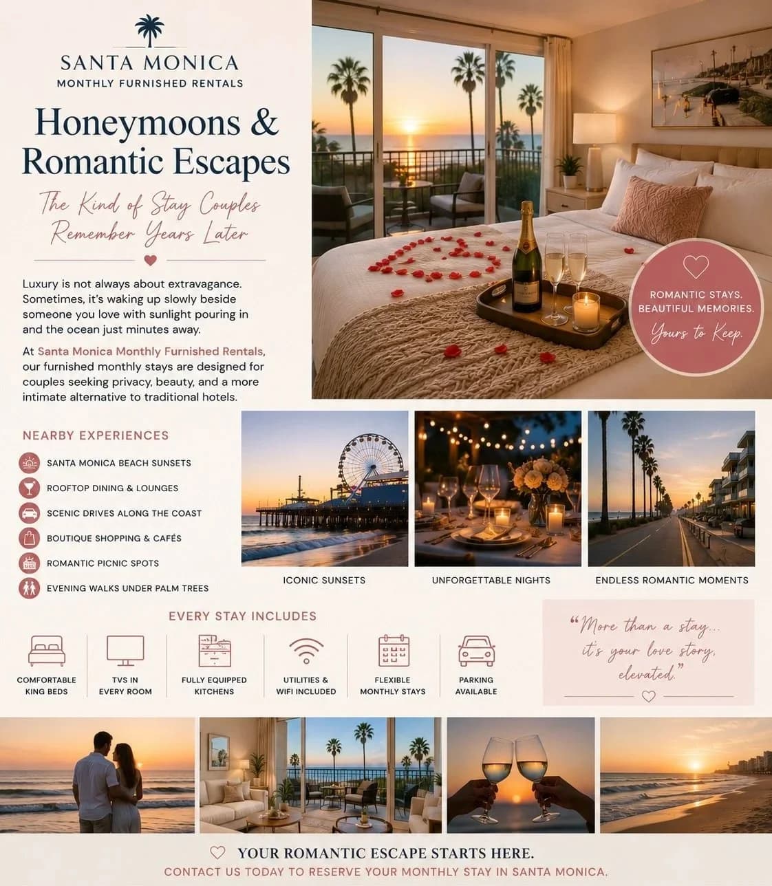Honeymoons & Romantic Escapes: The Kind of Stay Couples Remember Years Later